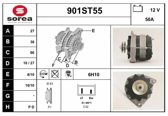 Alternator (901ST55)