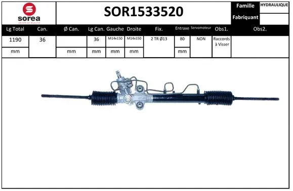 Steering Gear (SOR1533520)