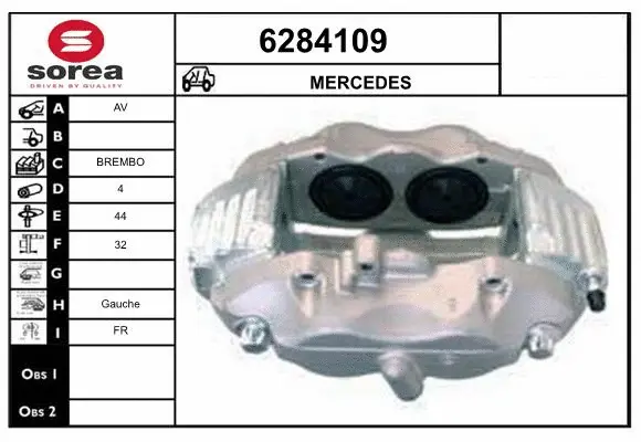 Brake Caliper (6284109)