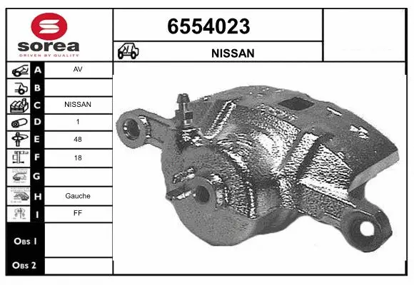 Brake Caliper (6554023)