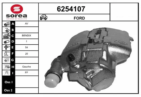 Brake Caliper (6254107)