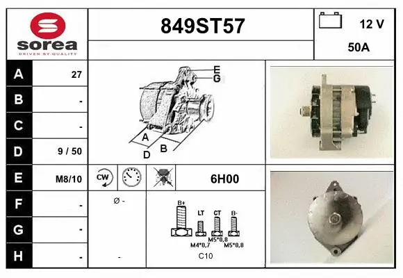 Alternator (849ST57)
