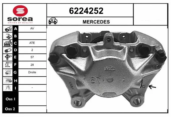 Brake Caliper (6224252)