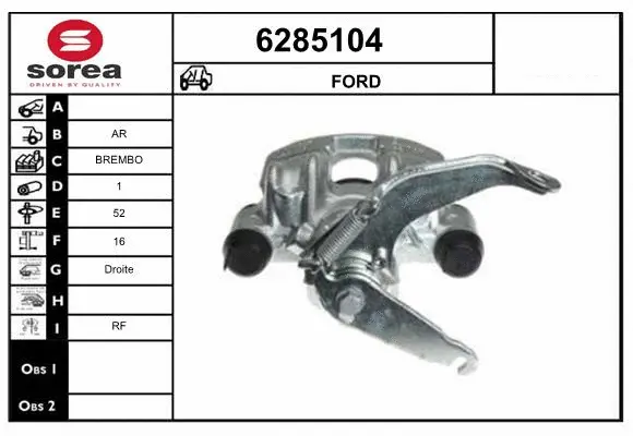 Brake Caliper (6285104)