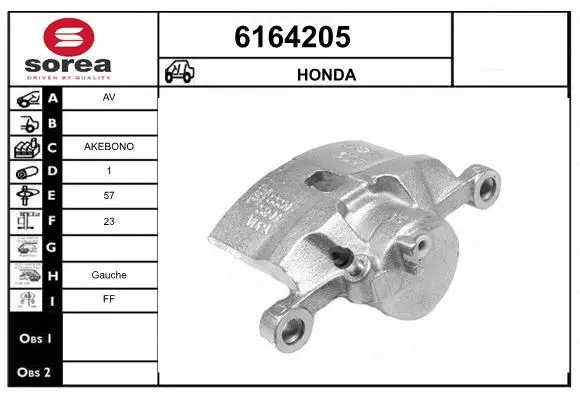 Brake Caliper (6164205)