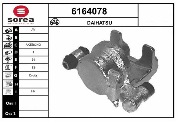 Brake Caliper (6164078)