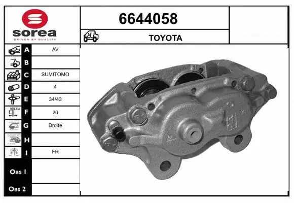 Brake Caliper (6644058)