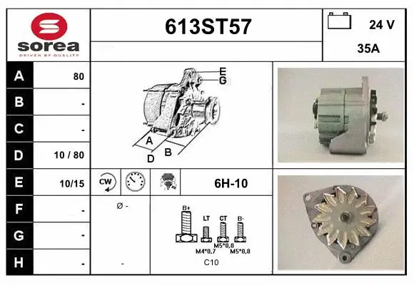 Alternator (613ST57)