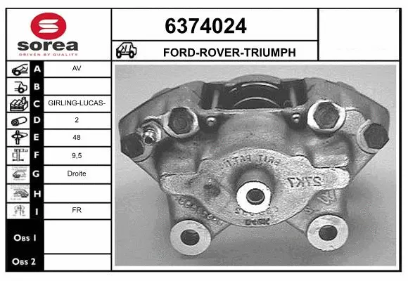 Brake Caliper (6374024)