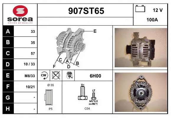 Alternator (907ST65)