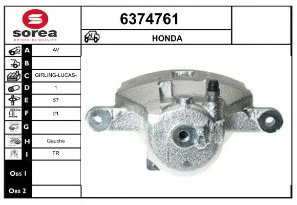 Brake Caliper (6374761)