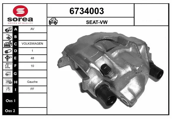 Brake Caliper (6734003)