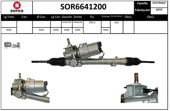 Steering Gear (SOR6641200)