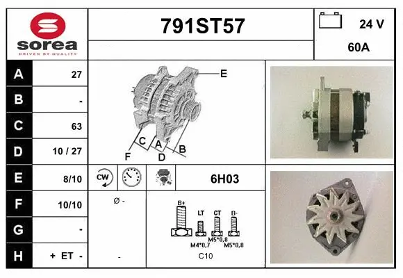 Alternator (791ST57)
