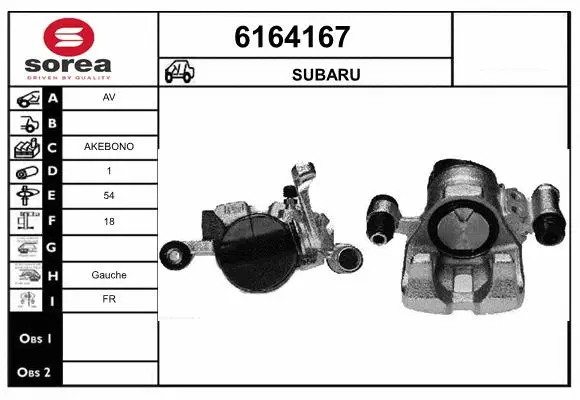 Brake Caliper (6164167)