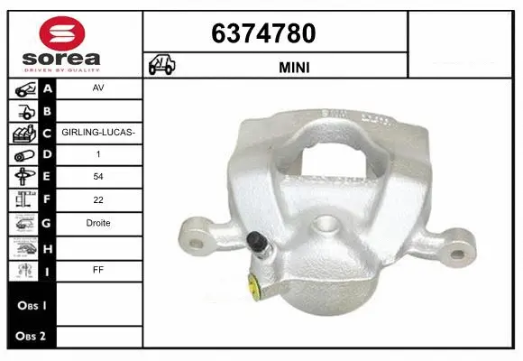Brake Caliper (6374780)