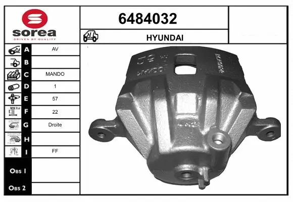Brake Caliper (6484032)