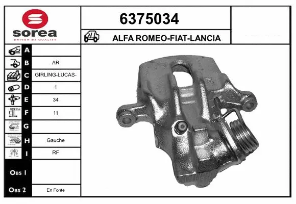 Brake Caliper (6375034)