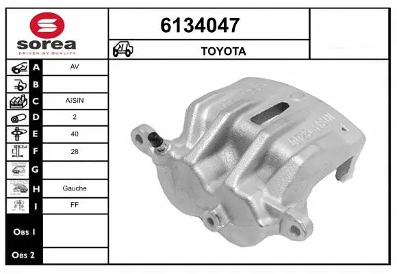 Brake Caliper (6134047)