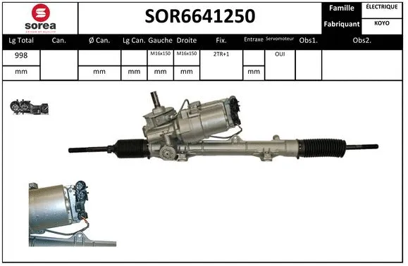 Steering Gear (SOR6641250)