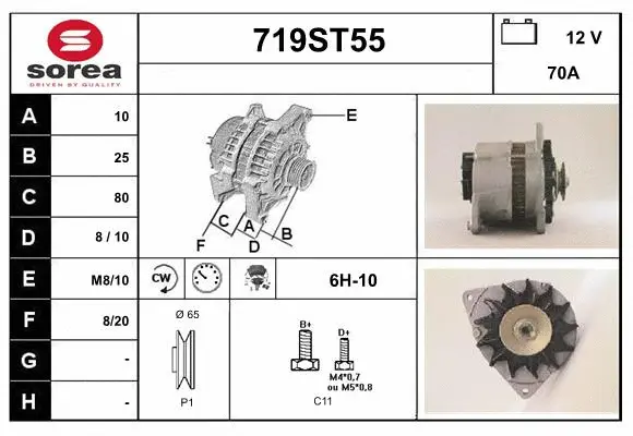 Alternator (719ST55)
