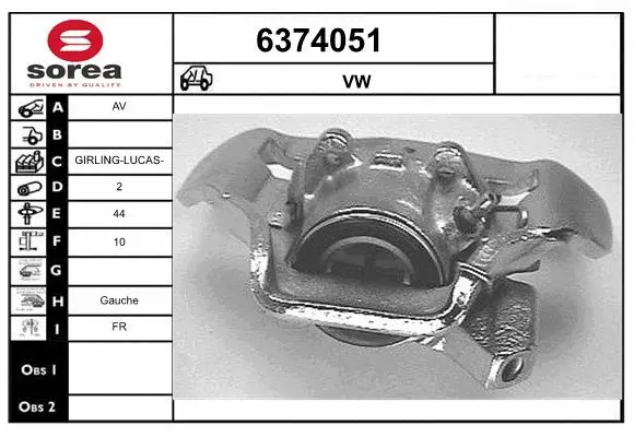 Brake Caliper (6374051)