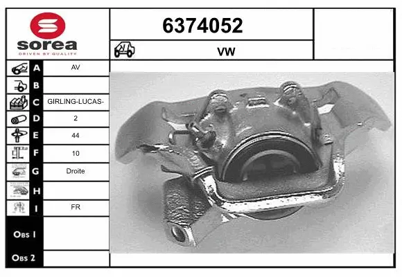 Brake Caliper (6374052)