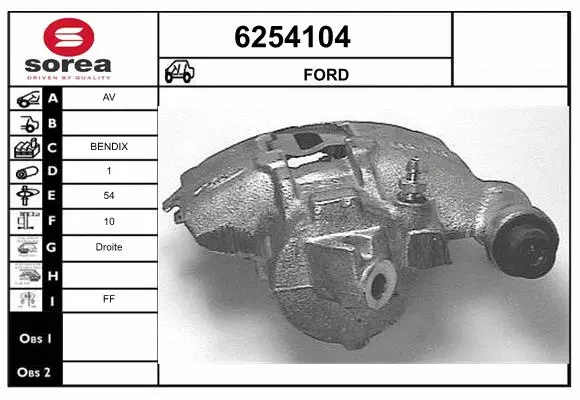 Brake Caliper (6254104)