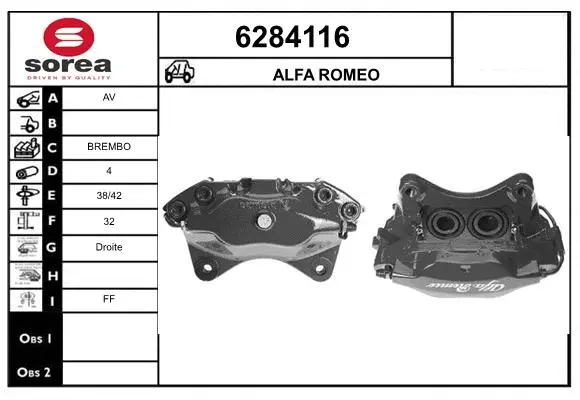 Brake Caliper (6284116)