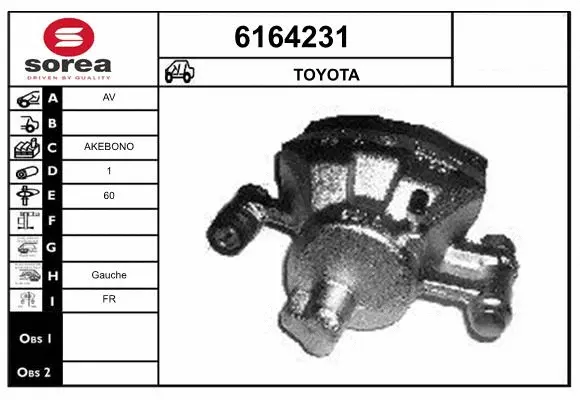 Brake Caliper (6164231)