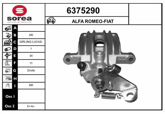 Brake Caliper (6375290)