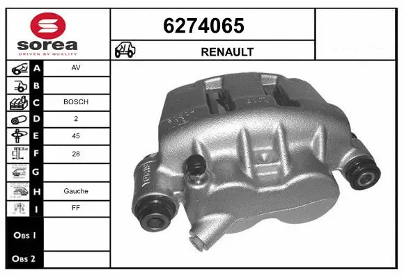 Brake Caliper (6274065)