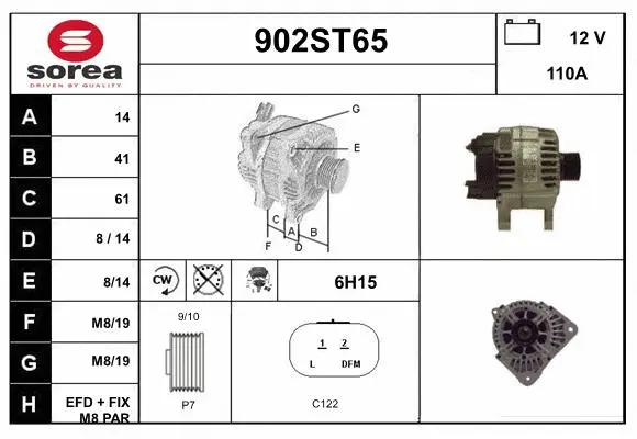 Alternator (902ST65)