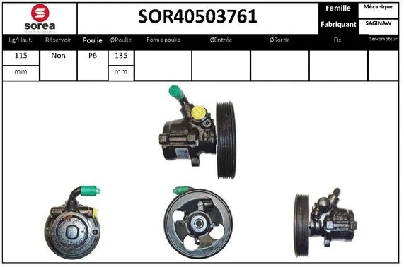 Hydraulic Pump, steering (SOR40503761)