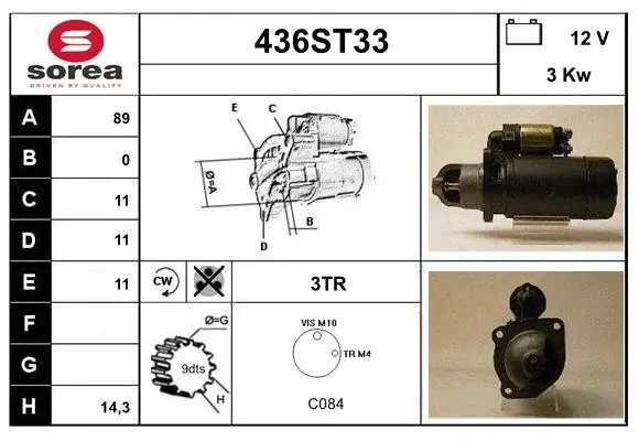 Starter (436ST33)