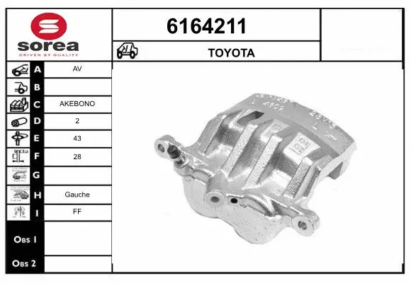 Brake Caliper (6164211)
