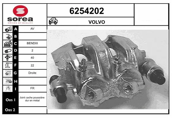 Brake Caliper (6254202)