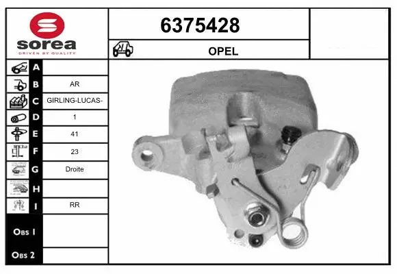 Brake Caliper (6375428)