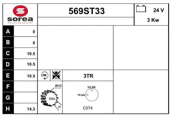 Starter (569ST33)