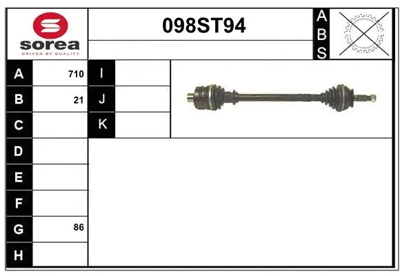 Drive Shaft (098ST94)