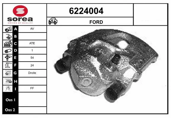 Brake Caliper (6224004)