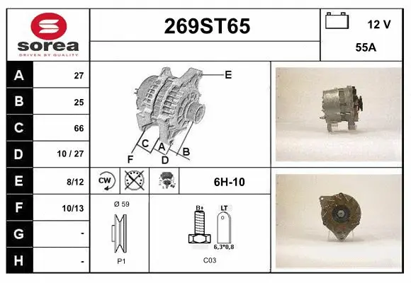 Alternator (269ST65)