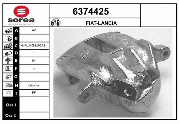 Brake Caliper (6374425)