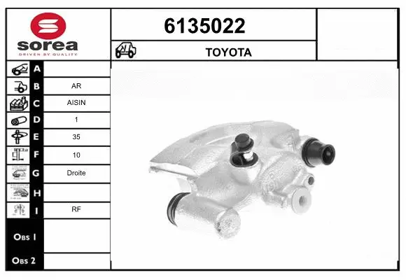 Brake Caliper (6135022)