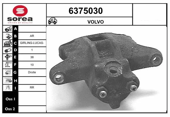Brake Caliper (6375030)