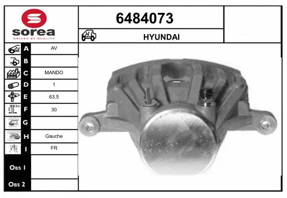 Brake Caliper (6484073)