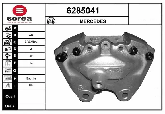 Brake Caliper (6285041)