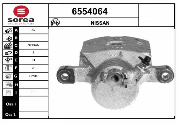 Brake Caliper (6554064)
