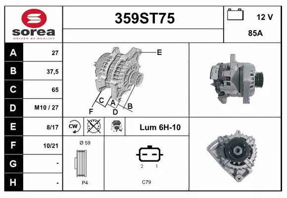 Alternator (359ST75)