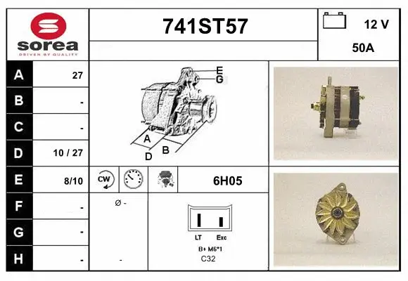 Alternator (741ST57)